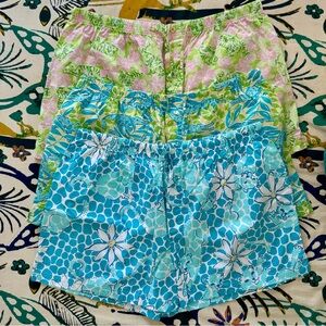 Bundle of Vintage White Tag Lilly Pulitzer Drawstring Shorts